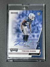 2020 Playoff Trevon Diggs Red Zone Rookie RC Auto Autograph #287 Cowboys 🎆