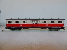 vagone carrozza passeggeri esemplare unico FS scala 0 1/45 1:45 treno trenino