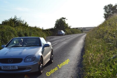 Photo 6x4 A3122 past a lay-by near the Allaleigh turn The A3122 is a fast c2013