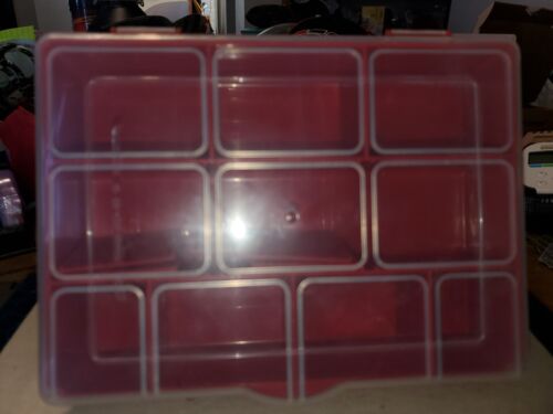 10 Opening Plastic Small Parts Organizer Made in USA