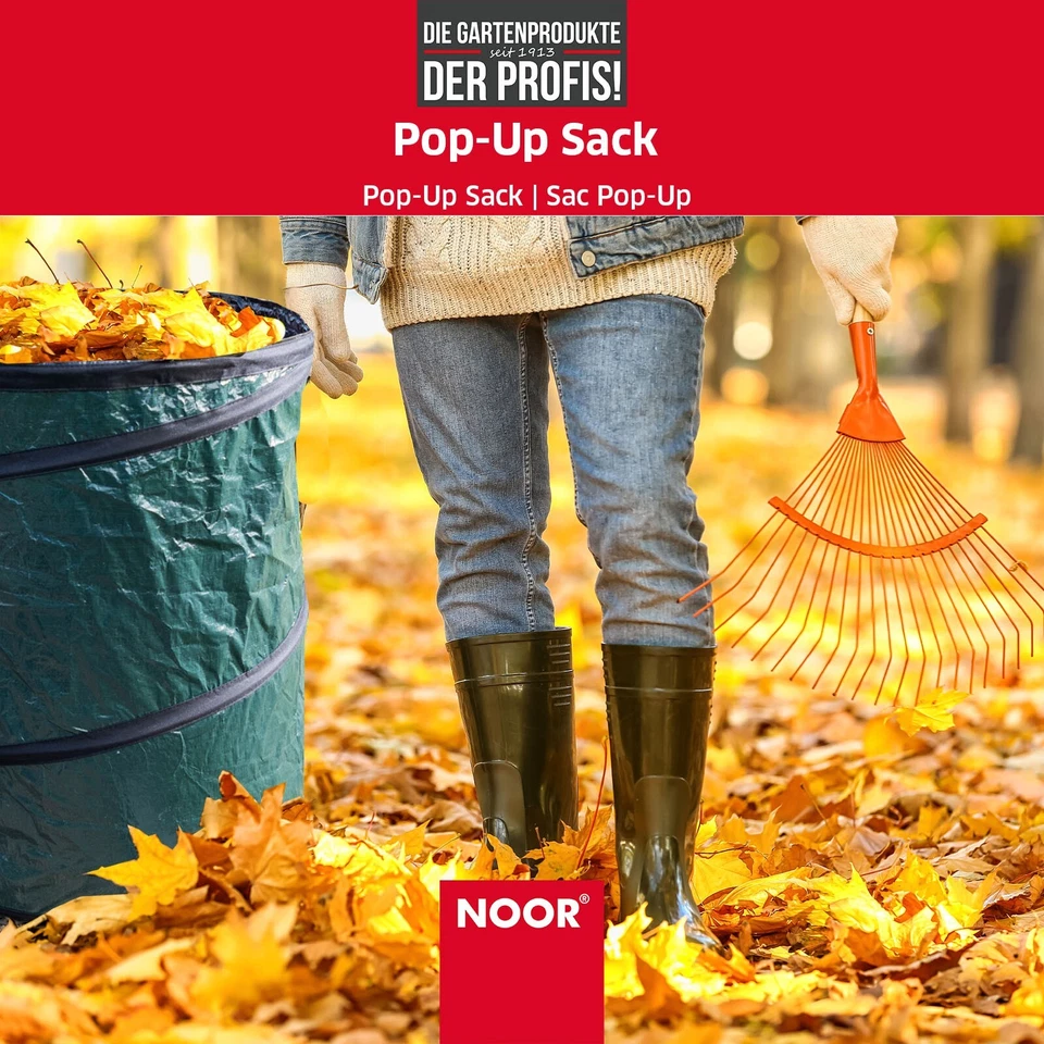 Gartensack POP-UP Gartenabfallsack Laubsack Rasensack 100, 160, 200 Liter - Bild 3 von 4