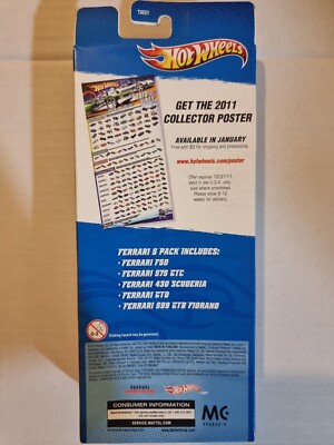 Hot Wheels Ferrari Racer 575 GTC 1:64 - Noire, Sous Blister