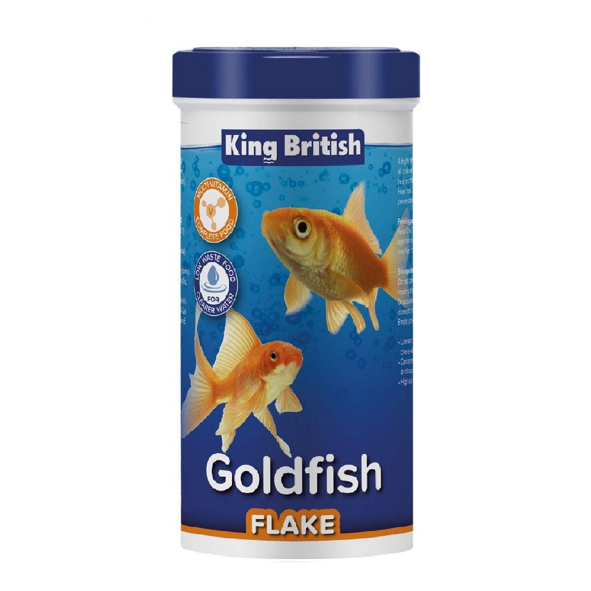 KING BRITISH GOLDFISH FLAKE 12g 28g 55g 200g : Coldwater Feed Aquarium Fish Food