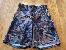 Vtg Advantage Camo Camouflage Shorts Mens Size 28 Made In USA Chamois Feel 0888