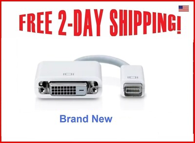 Original Apple Mini DVI to DVI Adapter M9321G/B Brand New