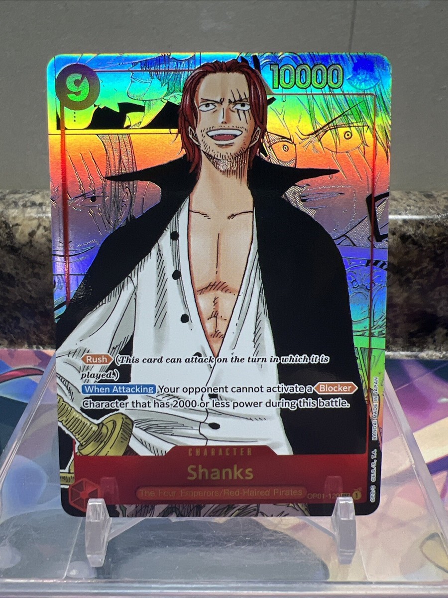 ワンピース シャンクス OP01 MANGA ALT.ART #120 ワンピース シャンクス OP01 MANGA ALT.ART #120 Shanks (Alt