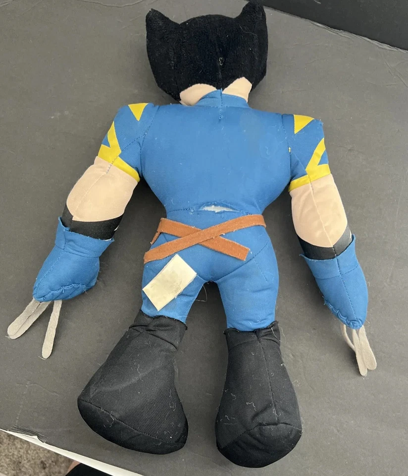 Vintage Rare Wolverine Marvel Super Hero Squad Plush Wolverine 16” Plush - Image 2 of 4