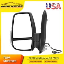 Left Driver Side Tow Mirror for 2015- 2021 Ford Transit 150 250 350 Power Heated