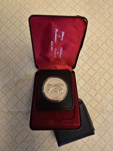 1976 CANADIAN PARLIMENT LIBRARY 1876 1976 CENTENNIAL SILVER DOLLAR W/CASE-SLIP C