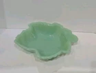 Vintage Anchor Hocking Fire King Jadeite Maple Leaf Candy/Nut Bowl Trinket Dish