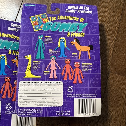 3 Collectible toy Blockhead Pokey Gumby 1995 - Picture 7 of 7