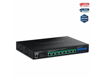 TRENDnet 28-Port Multi-Gig Web Smart Switch, TEG-3284WS, 24 x 2.5G Ports, 4 x 10