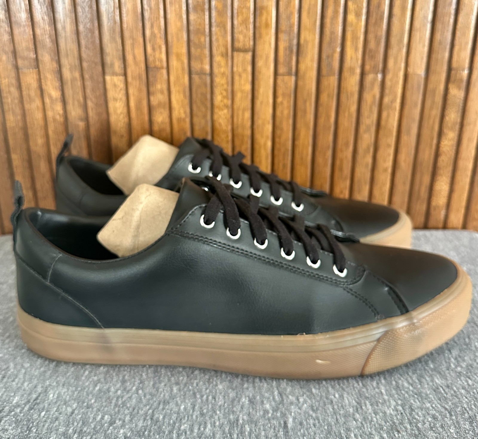 SAOLA Zara Z2 Scarpe da Ginnastica Uomo 45 US 12 Sneaker Scarpe Stringate Basse Nero Gomma