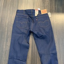 Levis 517 Bootcut Mens 34x34 Blue Jeans NWT western dark wash orange stitching