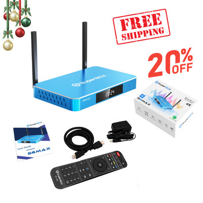 2025 Model SuperBox S6 Max Android 12 TV Box 6K UHD, Free Shipping