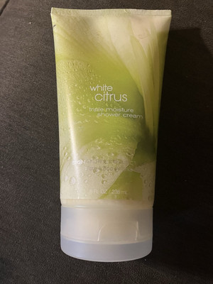 Bath & Body Works Signature Triple Moisture Shower Cream White Citrus 8 oz