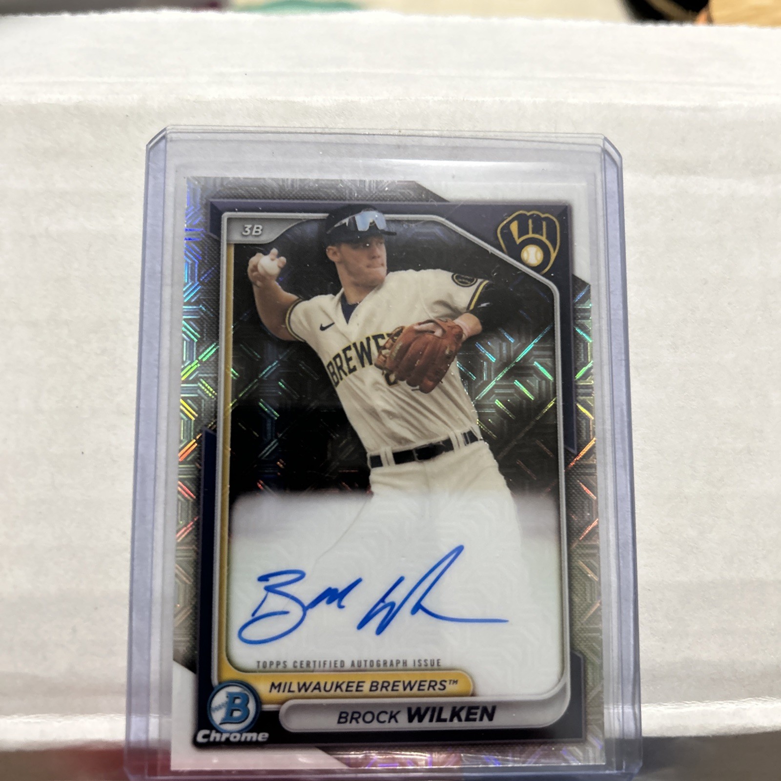 2024 Bowman - Chrome Prospect Mega Box Autographs Brock Wilken #BMA-BW (AU, RC)