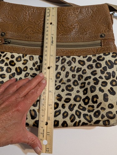 Myra Dynamic Leopard Print Hairon Bag - Picture 14 of 22