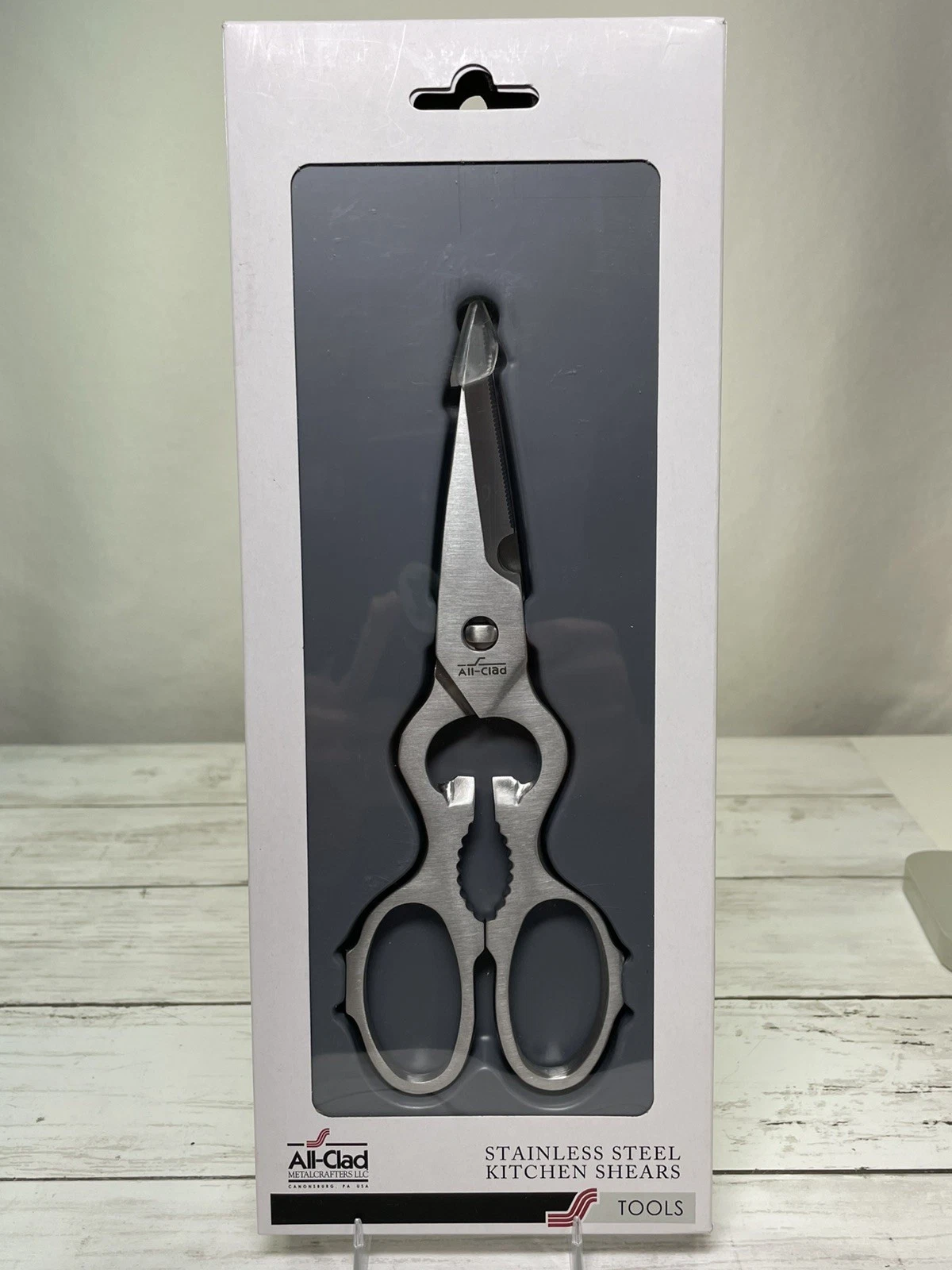 ALL-CLAD Stainless Steel Kitchen Shears Heavy-Duty Design #C3220908
Opens in a new window or tab