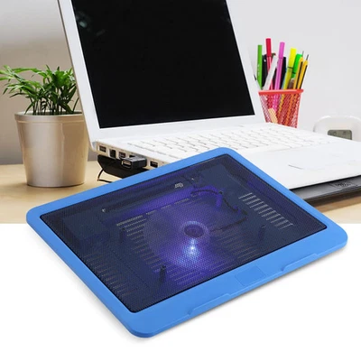 Support Refroidissement Ordinateur Portable 14 Pouces Ventilateur USB Silencieux - Photo 1/4