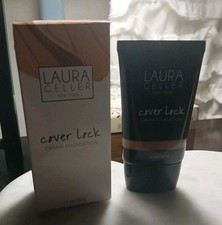 Laura Geller Cover Lock Cream Foundation HONEY Full Size NIB