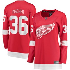 Women's Fanatics Christian Fischer Red Detroit Red Wings Home Breakaway Player