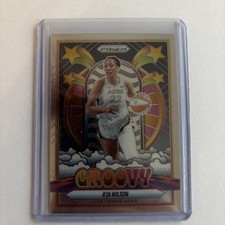 2025 Panini Prizm WNBA A’JA WILSON Groovy SP Las Vegas Aces #1