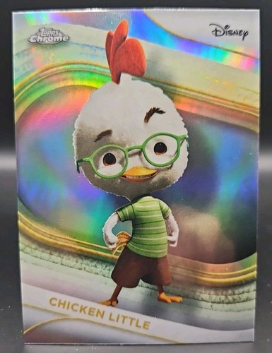 Topps Chicken 2025 Topps Chrome Disney CHICKEN LITTLE REFRACTOR #20 FREE SHIPPING | eBay