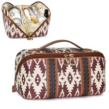 Women's Bohemian Toilet Wash Bag Makup Organizer Toiletries Cosmetic Bag Pouch