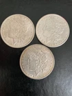 (3)  1 LOT Morgan Silver Dollars.UNC Blast White. 1880,1883,1900, LESS THAN MELT