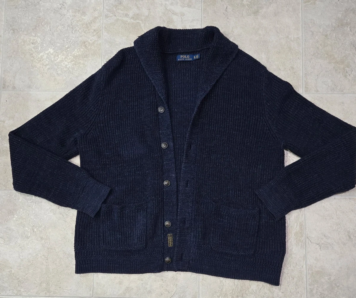 25+ Polo Ralph Lauren Blue Cardigan Sweaters for Men for sale