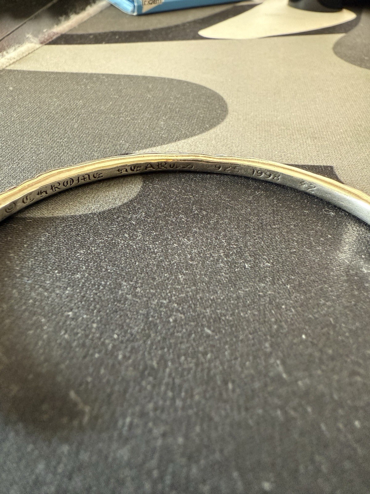 Scroll Bangle Bracelet / .925 Silver - image 2