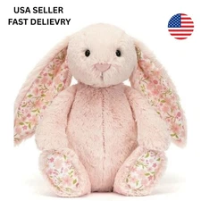 Bonnie Rabbit Plush Toys Soft Floral Bunny Stuffed Dolls Cartoon Plushies