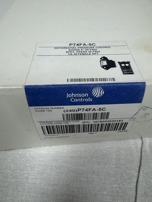 Johnson Controls P74FA-5C Differential Pressure Control Unit New Old Stock