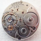 ANTIQUE 18s WALTHAM GRADE 845 21 JEWEL 21J OPEN FACE POCKET WATCH MOVEMENT