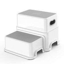 Toddler Step Stool,2 Kids Step Stool for Bathroom Sink,Baby Potty Stool with ...