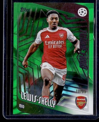 MARCUS EDWARDS 2025 TOPPS PREMIER LEAGUE MYLES LEWIS-SKELLY GREEN FUTURE STARS
