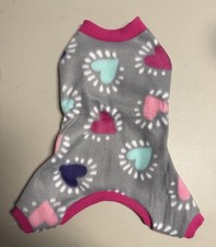 Dog Clothes Fleece Pajamas Size : 8 Small Plus