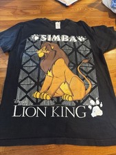 Vintage 90s Lion King Simba Single Stitch Jerry Leigh Shirt CRACKING OSFA