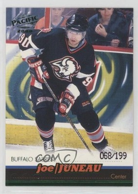 1999-00 Pacific Emerald Green 68/199 Joe Juneau #39 y0i