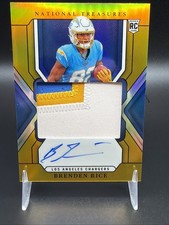 2024 National Treasures Gold Brenden Rice 1/10 RPA RC Auto 3 Color Patch #191