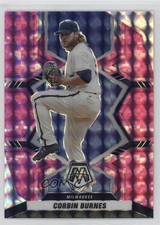 2022 Panini Mosaic Pink Camo Mosaic Prizm Corbin Burnes #97 k2y