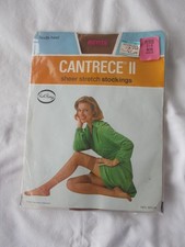 Vintage Cantrece II Sheer Stretch Stockings Petite 8-1/2 - 9 Open Package UNWORN