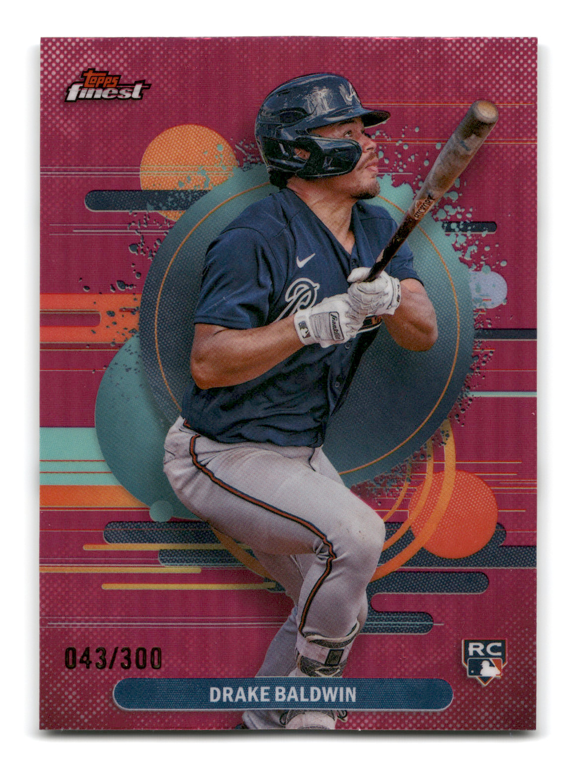 2025 Topps Finest Baseball - Drake Baldwin Uncommon Rookie #183 (Magenta /300)