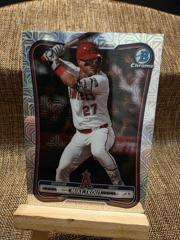 2026 Bowman - Mike Trout #100 Chrome Mojo Refractor