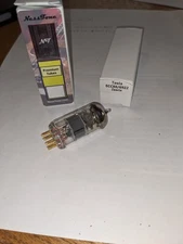 NOS TESLA 6922 E88CC MATCHED PAIR GOLD-PIN RARE GREY PLATES AND SHIELD TUBES 