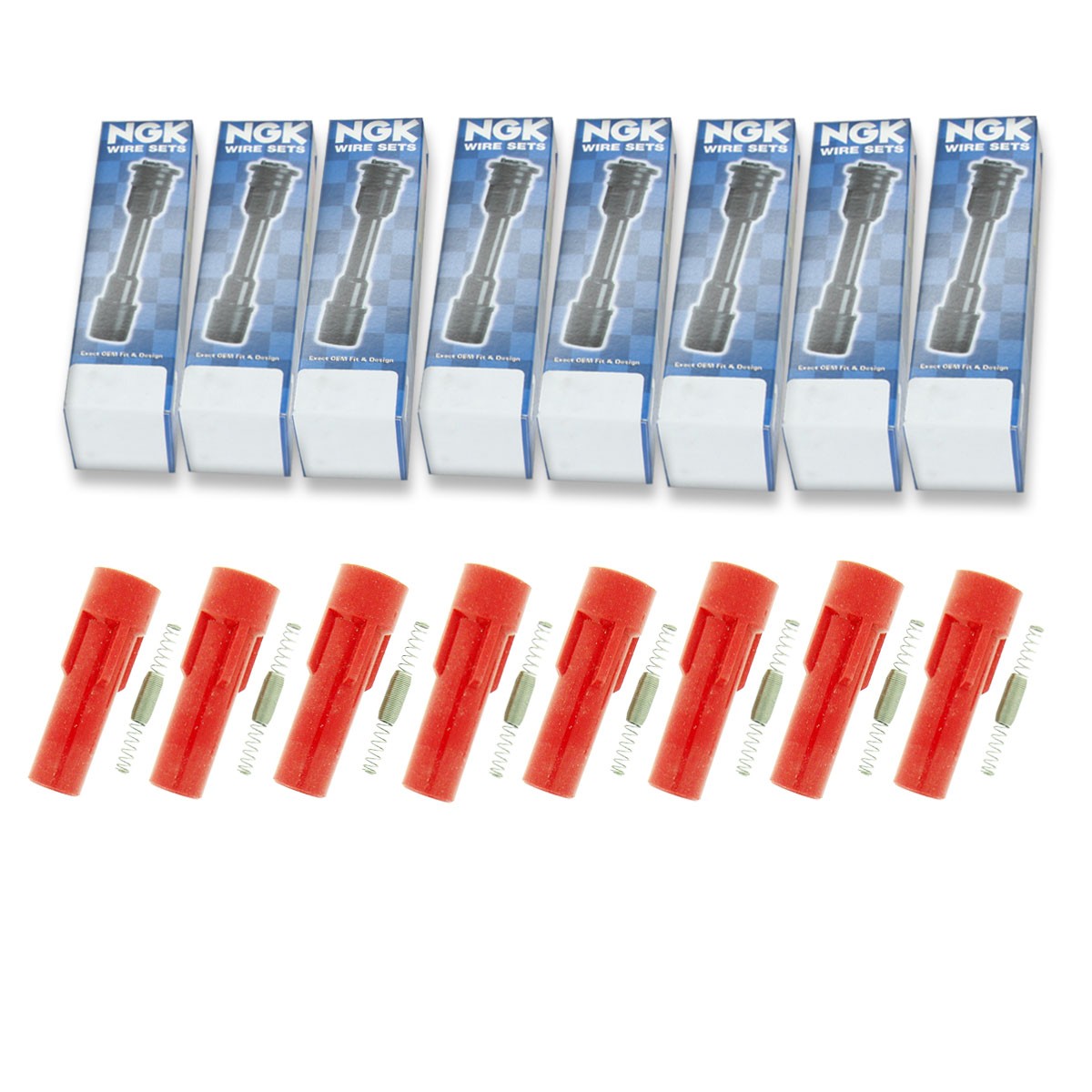 8 pc NGK 59005 CPB-SB001 Ignition Coil Boots for SPP118E SPB181 702499 yr