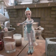 Disney frozen ice skating elsa doll