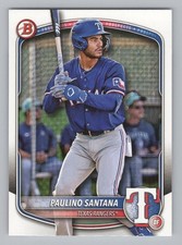 Paulino Santana 2025 Bowman Prospects Texas Rangers