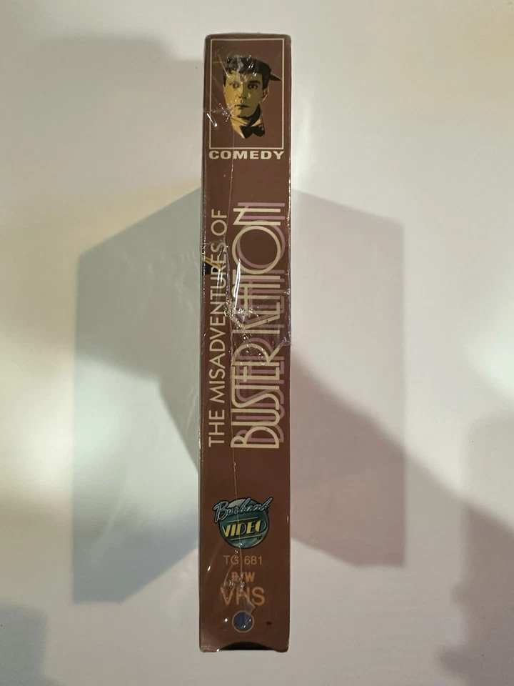 The Misadventures Of Buster Keaton VHS Comedy Burbank Video 1991 New SEALED - Image 4 of 4